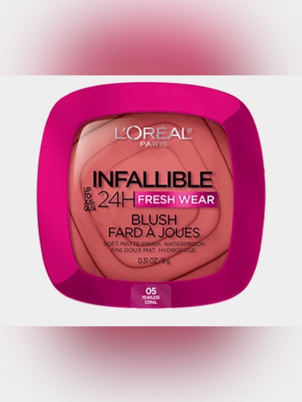 L'Oréal Infallible Fresh Wear Blush - 05 Fearless Coral